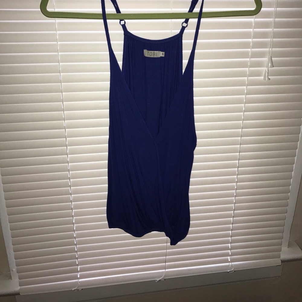 Open v blue tank