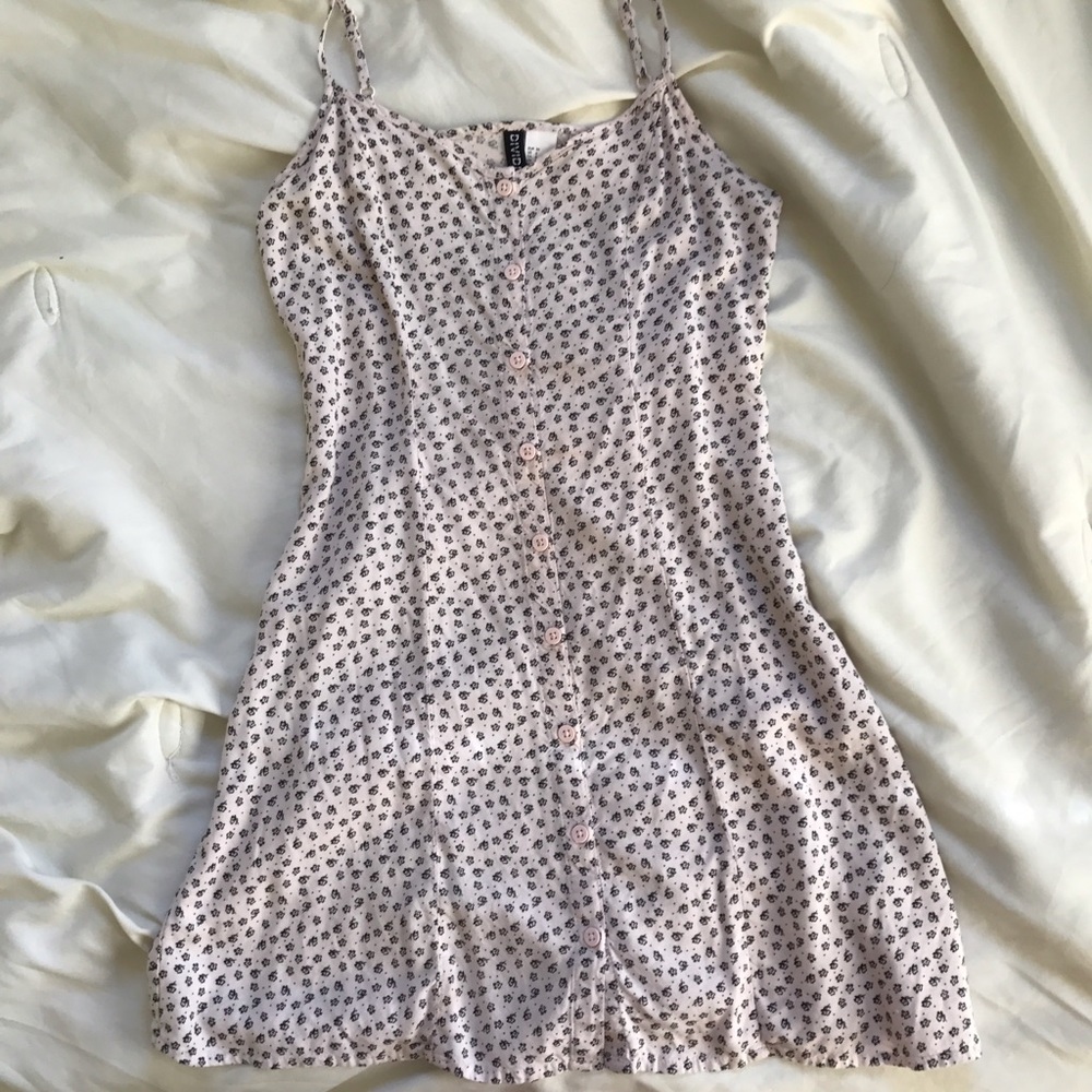 Blush Button Down Camisole Dress