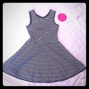 Girls size 8 striped dress