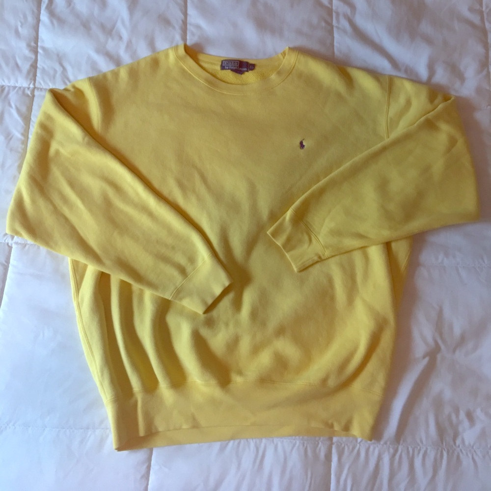 Yellow Ralph Lauren Polo Sweater
