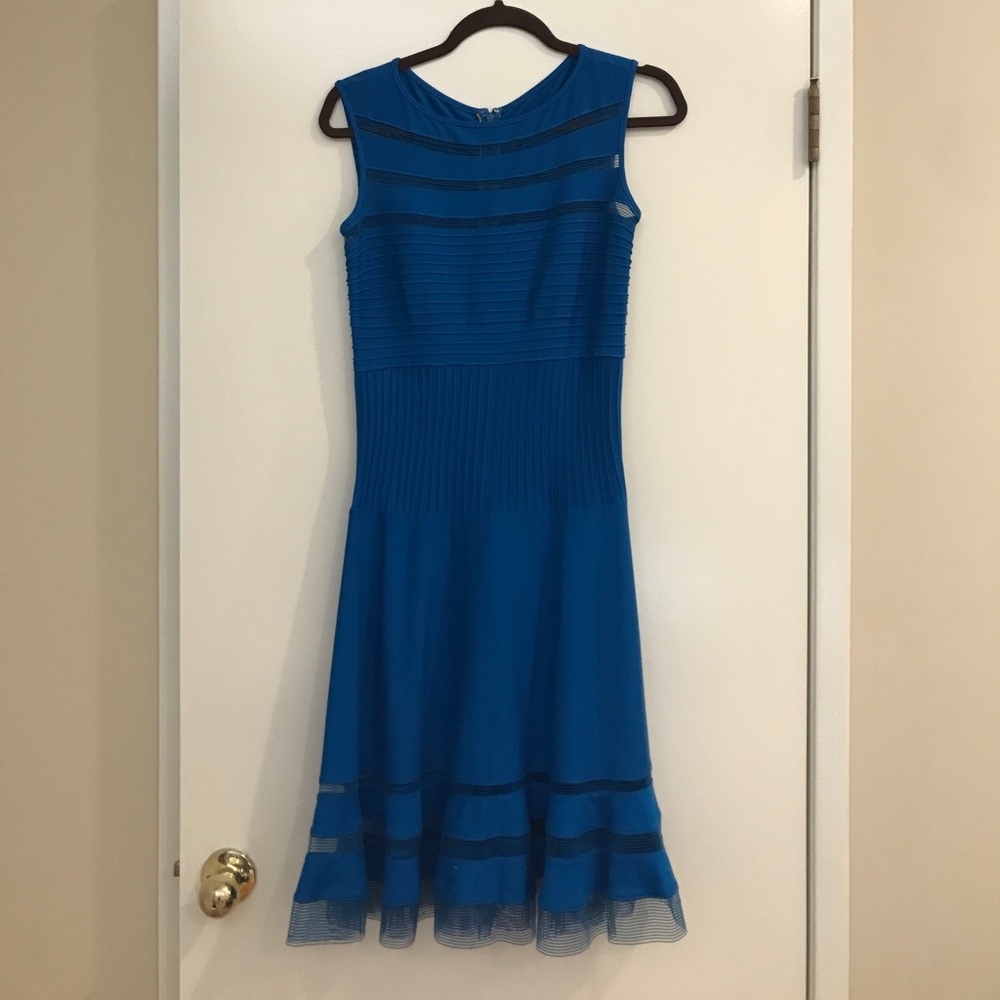 Tadashi Shoji Blue Dress