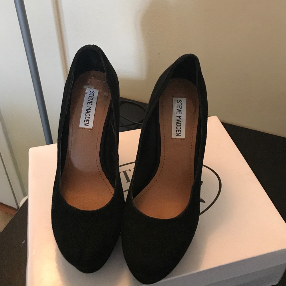 Black Steve Madden Pumps Chunky heel