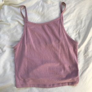 Brandy Melville Pink Crop Top