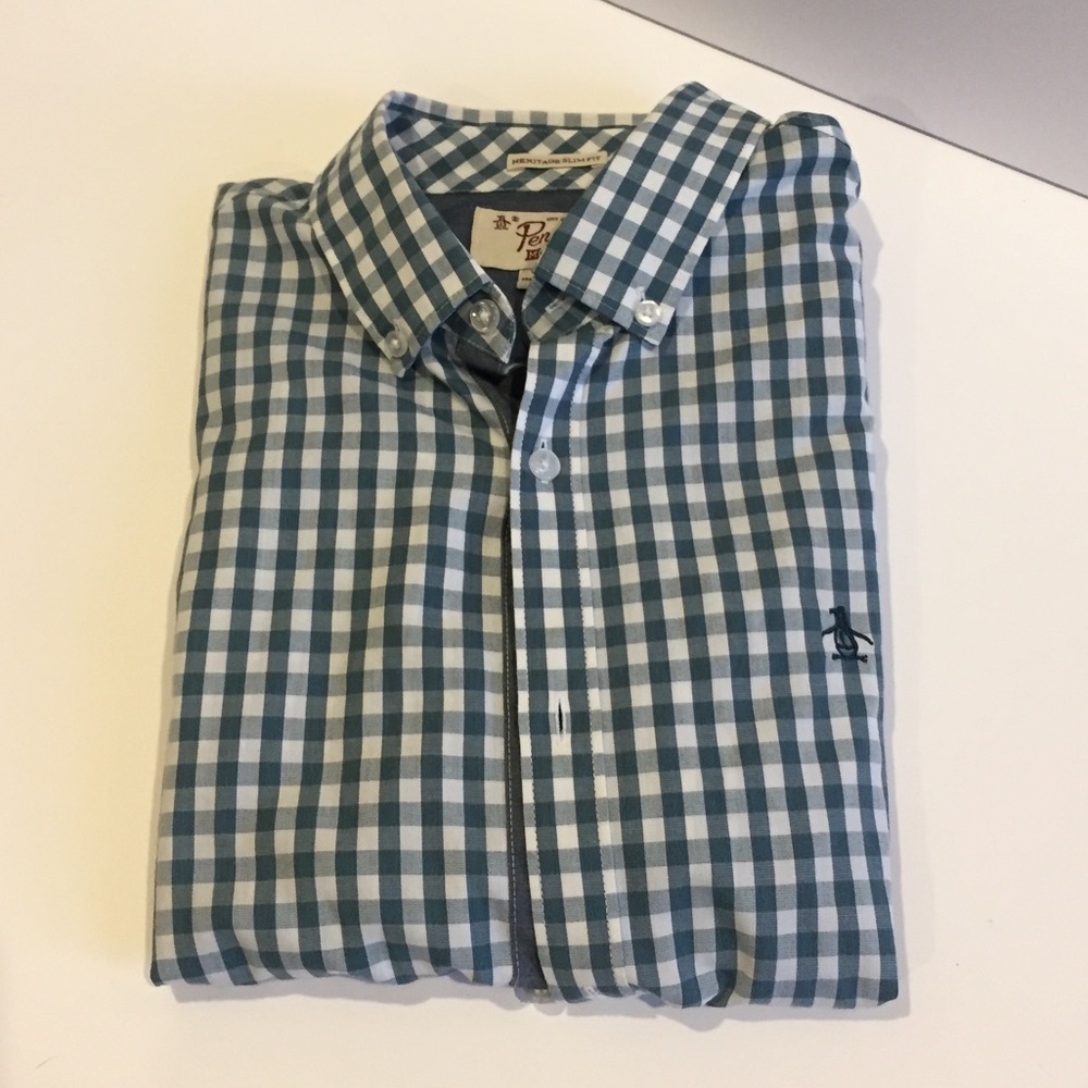 Original Penguin heritage slim fit button down