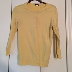 Light J crew cardigan. EUC.
