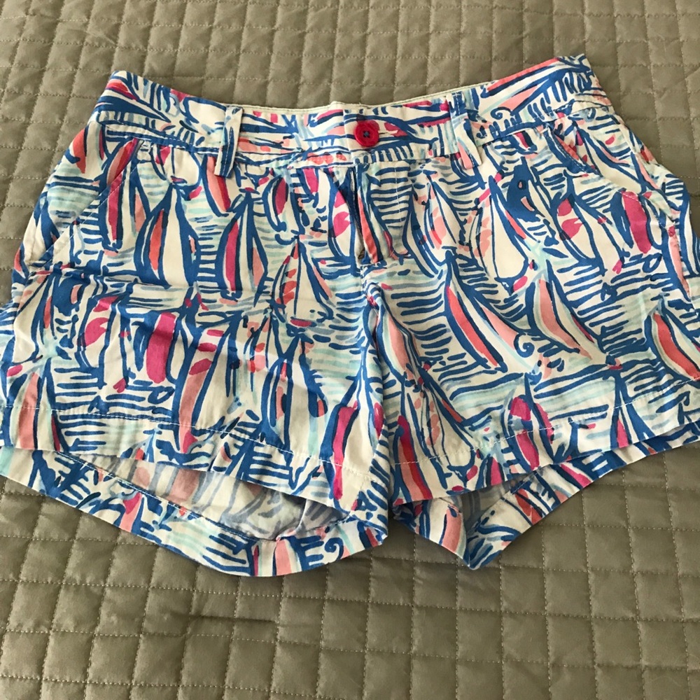 Lilly Pulitzer Red Right Return shorts