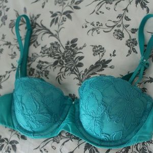 Lacy Blue Bra