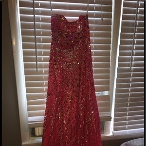 Sherri Hill Hot Pink Dress