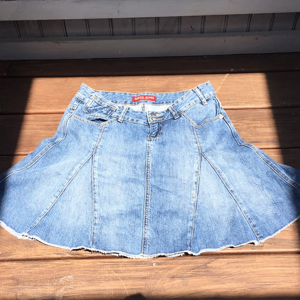 Guess jean skirt