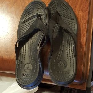 Croc sandals