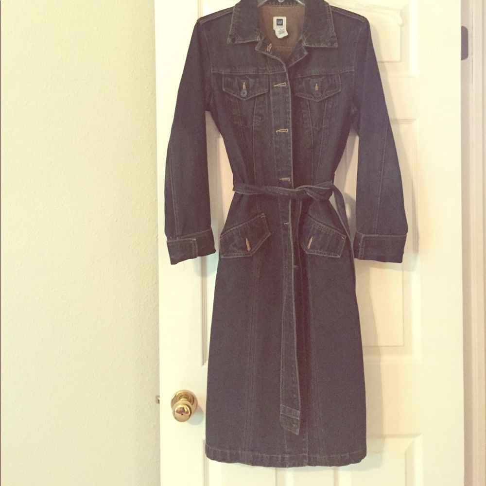 GAP denim duster jacket