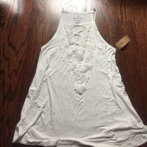 American eagle cross cut tank top
