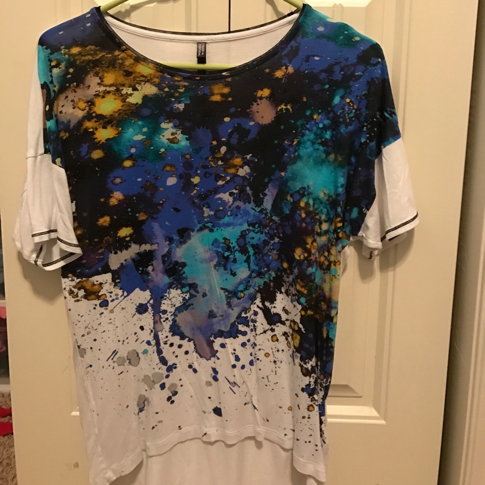 Karen Mullen Splatter Paint tee 8
