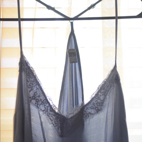 Aerie Satin Slip Dress - Picture 3 of 5