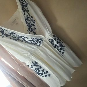 Black and white romper