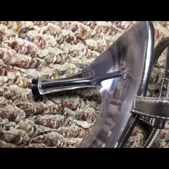 Jacqueline Ferrar Groove Strappy Silver Heels - Picture 4 of 8