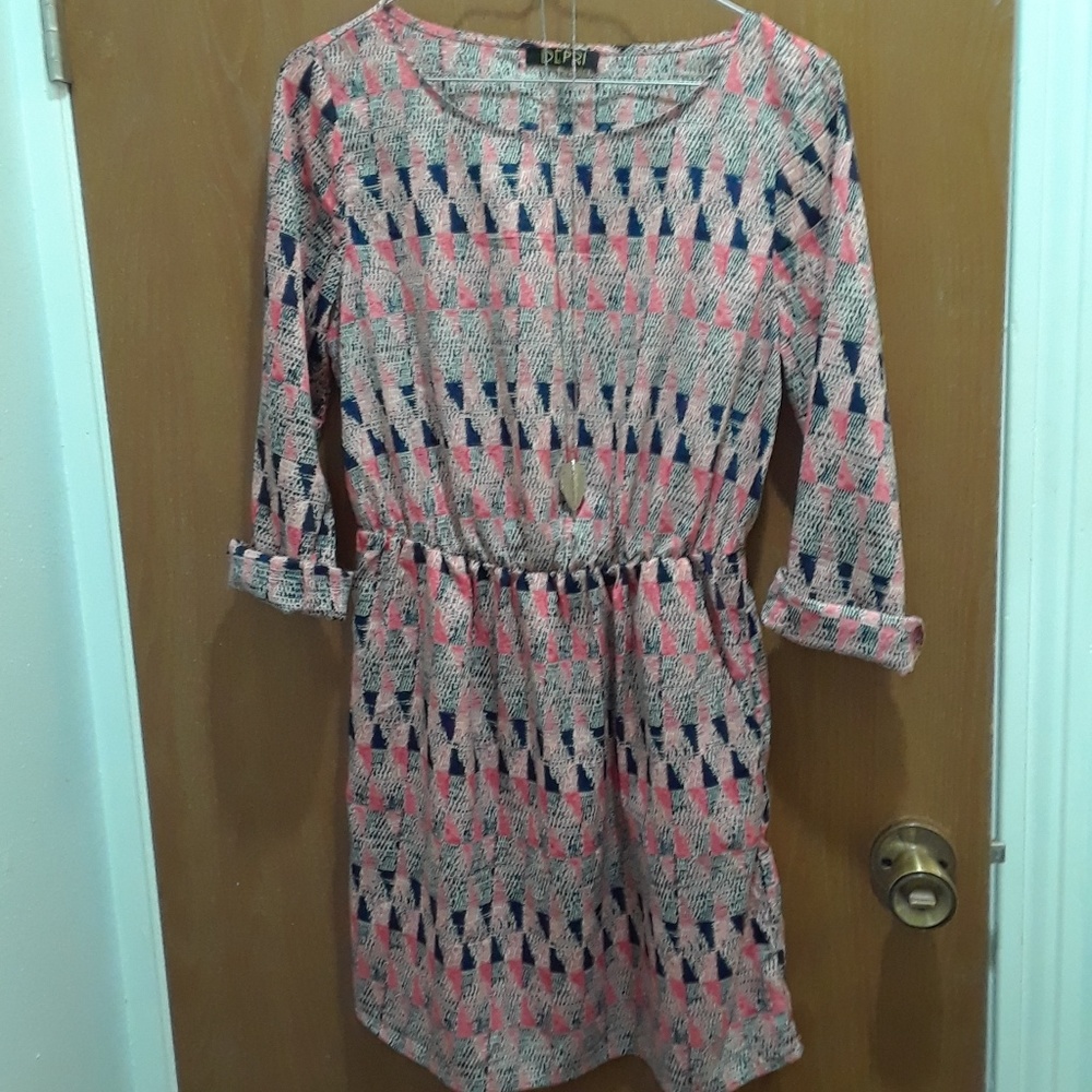 Geometric Patterned Dress