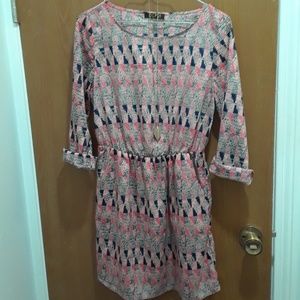 Geometric Patterned Dress