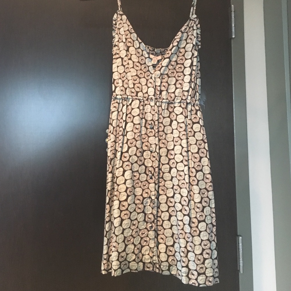 Turquoise and black sun dress