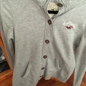 Gray Hollister Hoodie