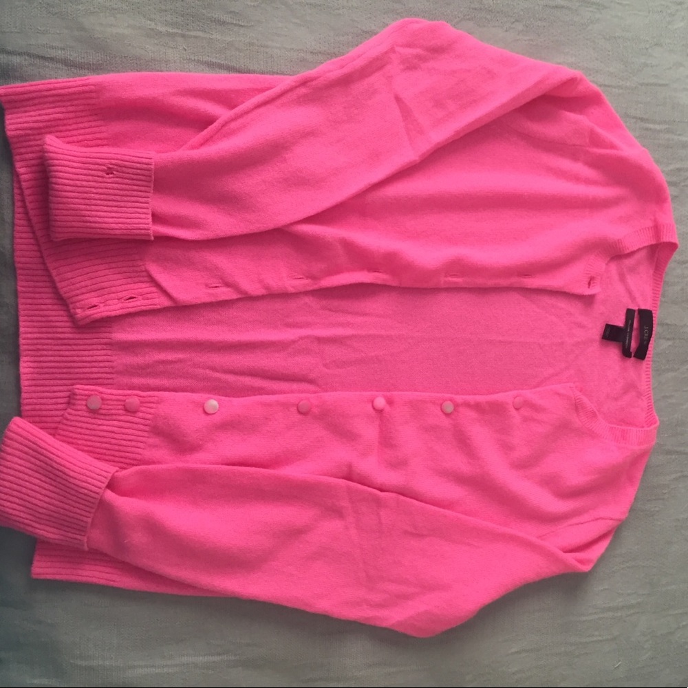 Cropped Italian cashmere sweater