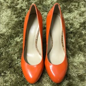 Nine West Orange Heels 👠
