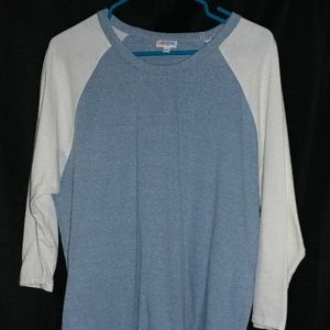 Lularoe randy blue cream 3x