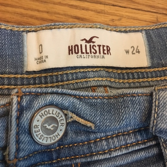 Hollister embellished denim cutoff shorts 0 - Picture 6 of 6