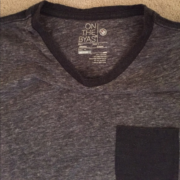 on the byas Shirts - Men's ON THE BYAS Pocket Tee on the byas Shirts - Men's ON THE BYAS Pocket Tee
