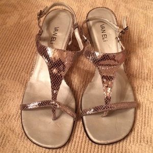 Silver Snakeskin Kitten Heel
