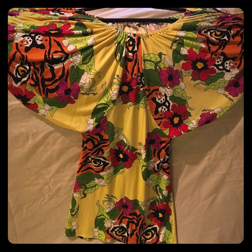 Mara Hoffman tropical tiger dress