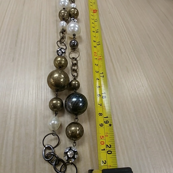 VANITY Mixed metals ball necklace - Picture 4 of 6