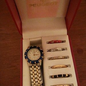 Watch set with changeable head