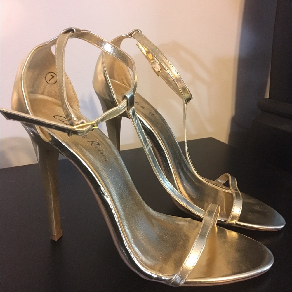 Charlotte Russe strap heels. Free gift w/purchase