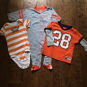 Orange sports set