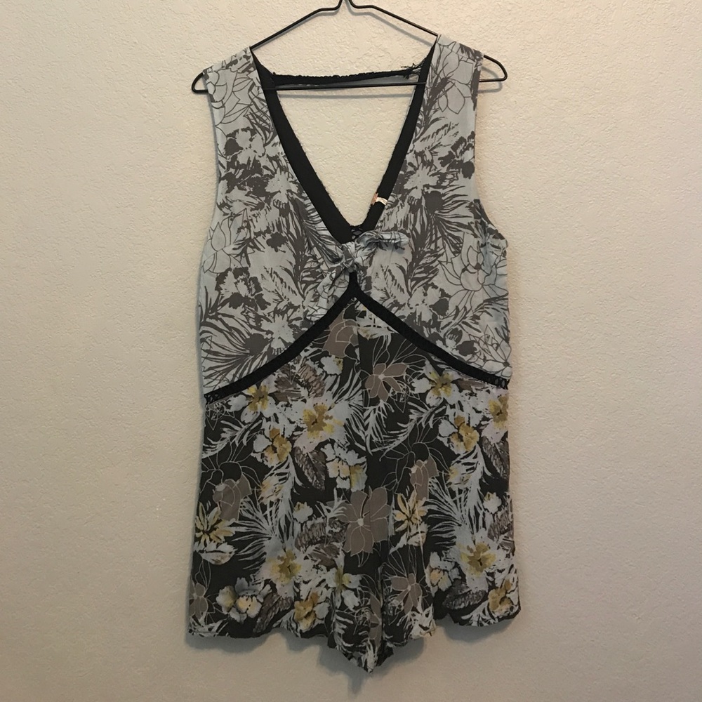 Free People floral romper