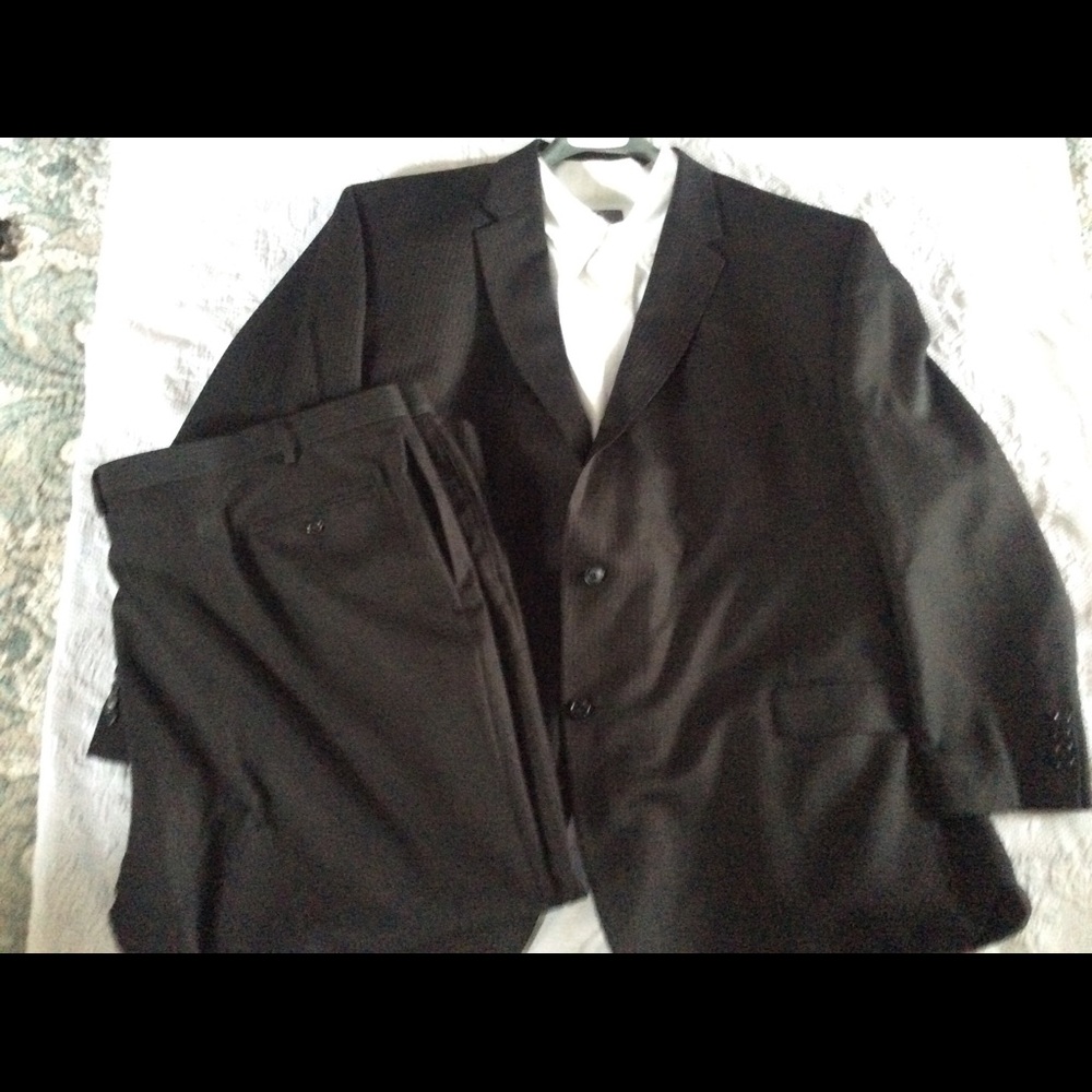 Michael Kors suit 54L 56 pants EUC