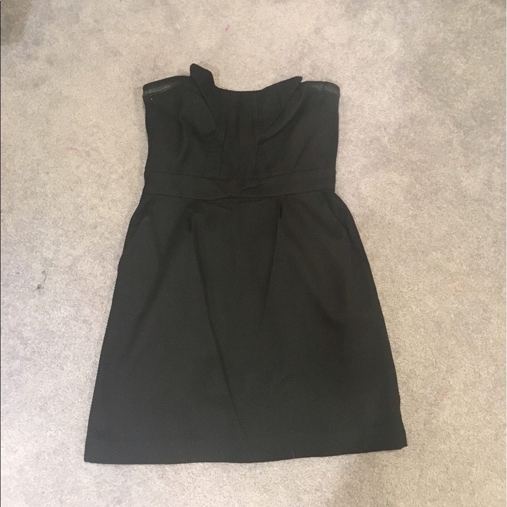 Aqua: Black Tube Dress