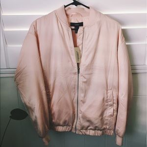 Light pink bomber jacket