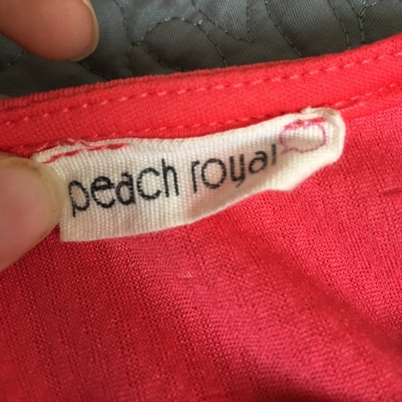 Coral colored beautiful dress - Picture 3 of 3