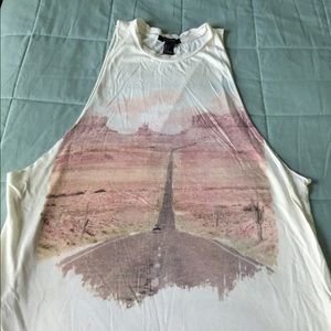 Graphic muscle tee