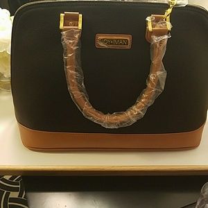 Joy and Iman Leather Handbag