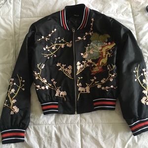 Sick embroidered bomber !