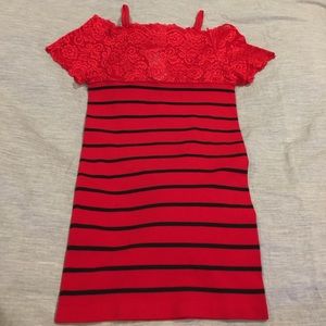 NWT OFF SHOULDER SPANDEX TOP