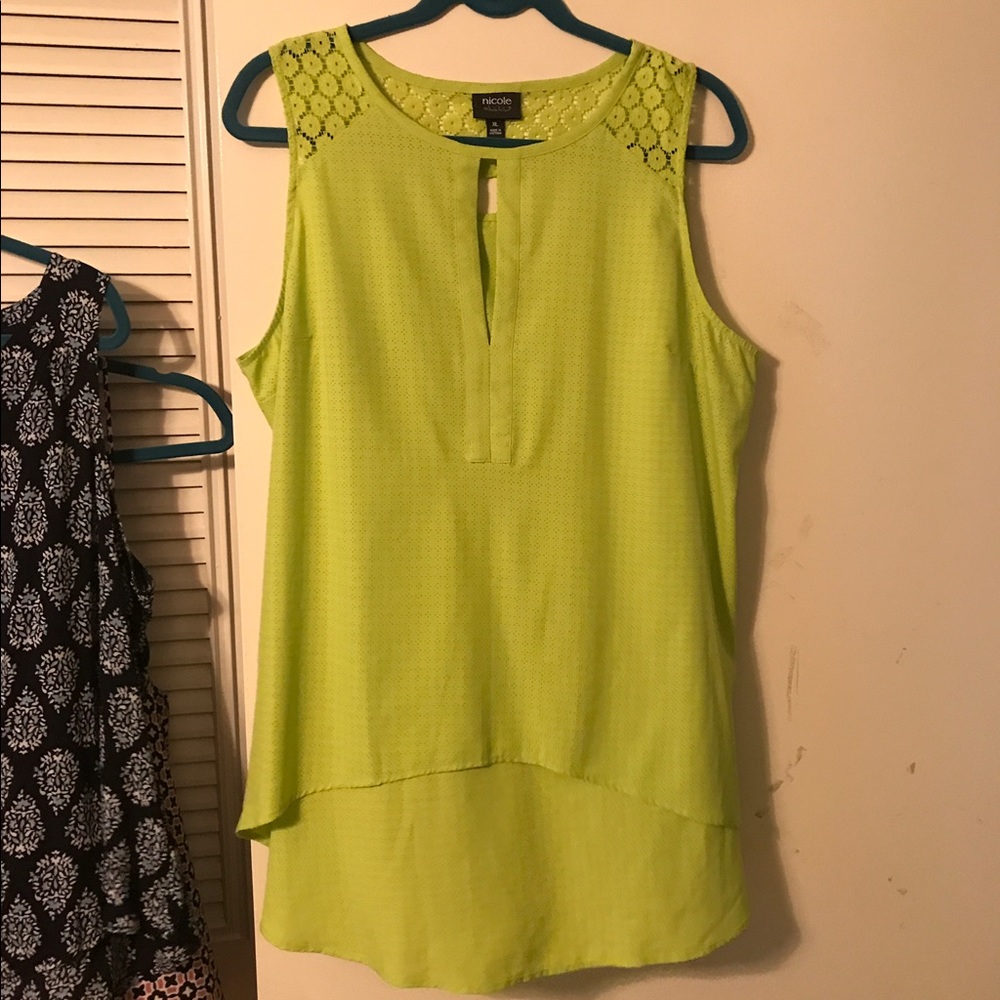 Nicole Miller sleeveless top