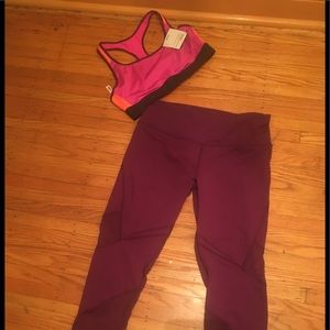 LARGE VICKY BRA AND TIGHTS SETSize L