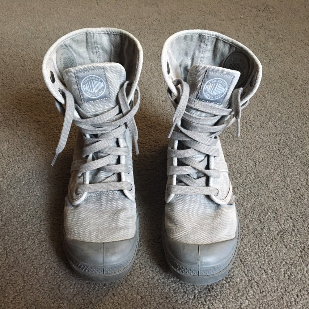 Dove Grey Palladium Boots