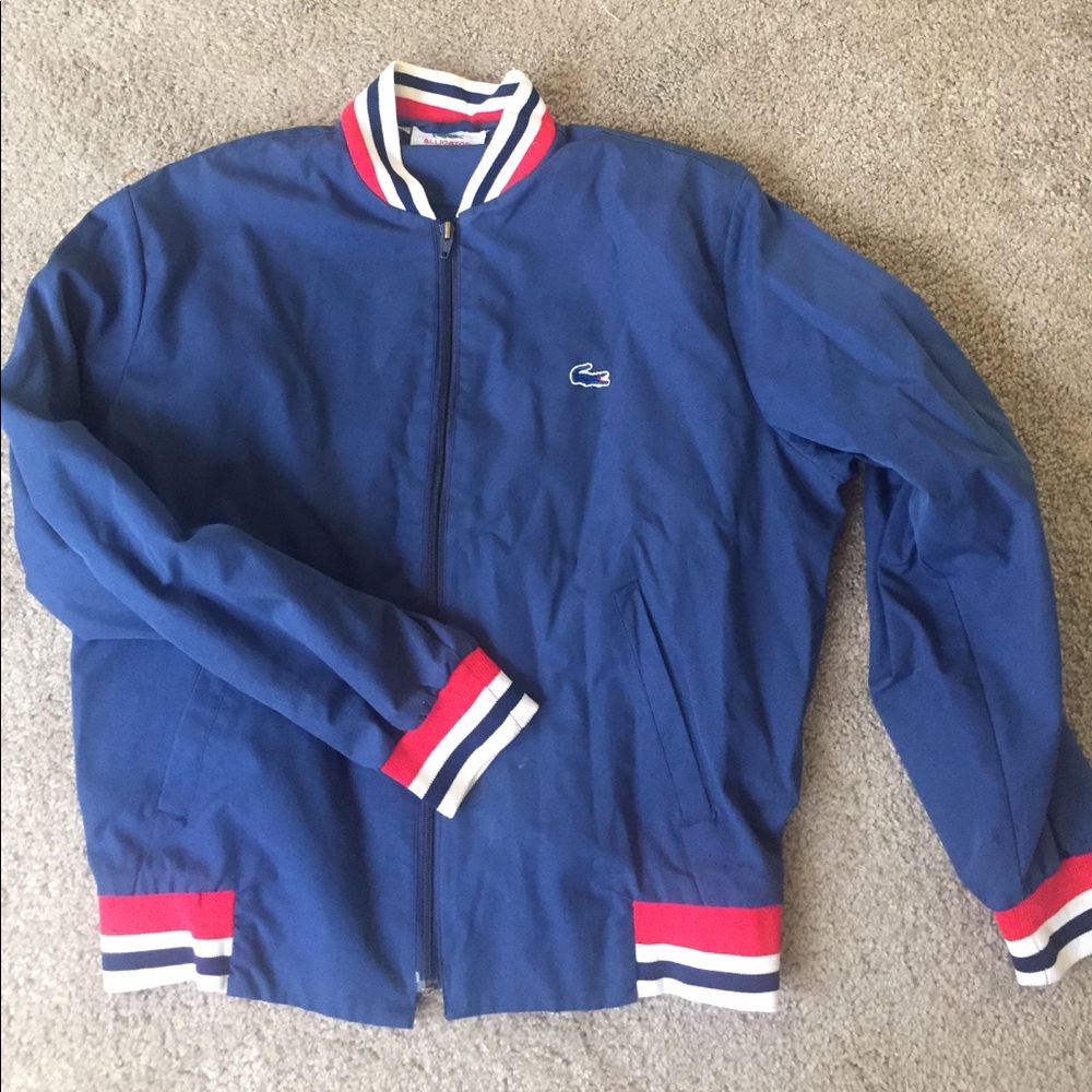 Vintage lacoste track jacket