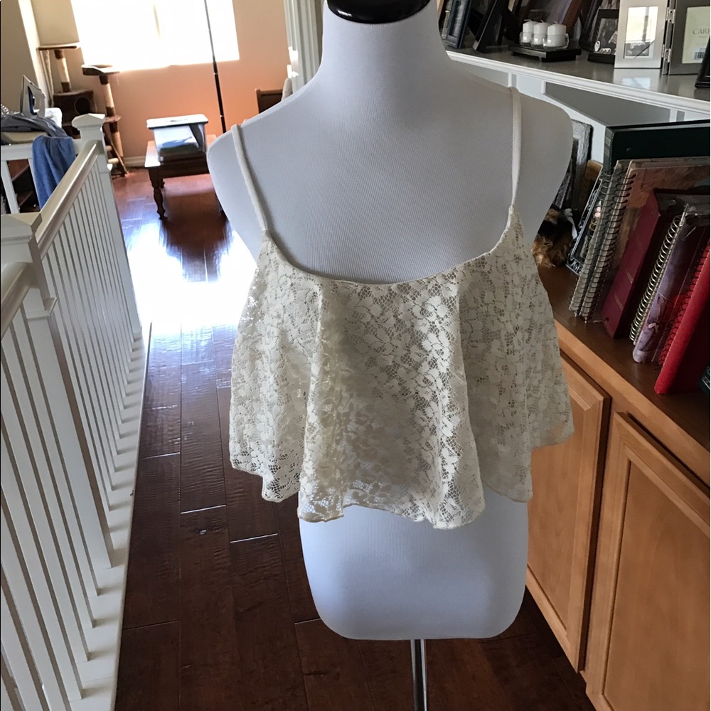 Flounce Crop Top