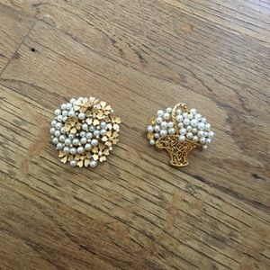 Two brooches